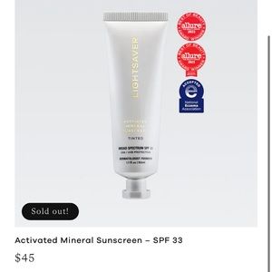Lightsaver Activated Mineral Sunscreen